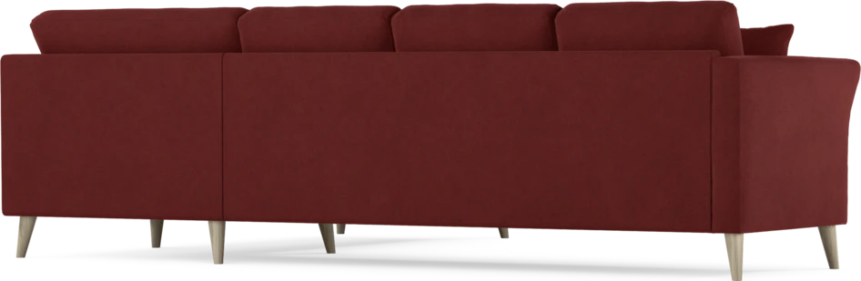 Eden - Hörnsoffa, 3+2-sits - Röd