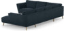 Madison Lux - Hörnsoffa med schäslong höger - Blå