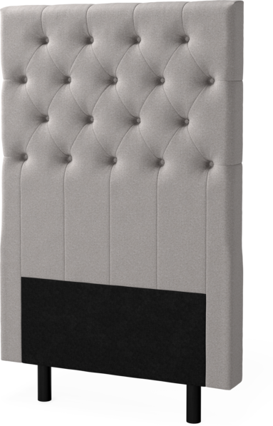 Delux Pikerad XL - Sänggavel, 90-210 cm - Grå
