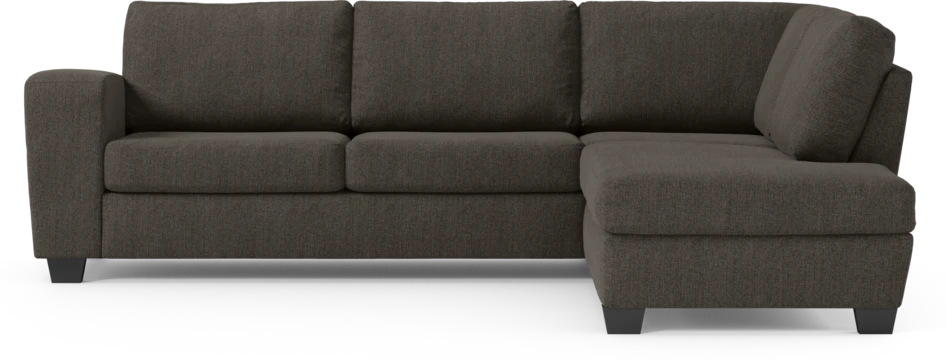 Friday - 2,5-sits soffa med divan höger - Brun