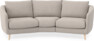 Madison - 3-sits soffa svängd, 70 cm - Beige