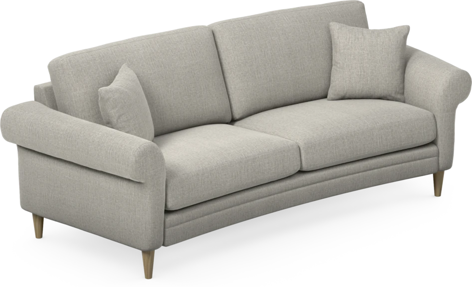 Eden - 2,5-sits soffa svängd - Grå