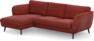 Madison Lux - 2-sits soffa med schäslong vänster - Rosa