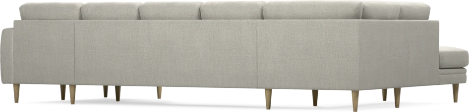 Eden - 3-sits soffa med divan vänster och schäslong höger - Grå