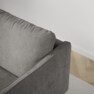 Madison Lux - 2-sits soffa med schäslong vänster - Grå