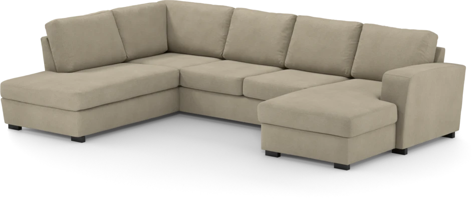 Friday - 3-sits soffa med divan vänster och schäslong höger - Beige
