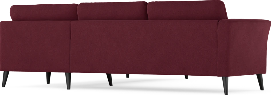 Bridge - Hörnsoffa, 2+2-sits - Röd