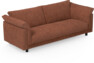 Cherrie - 3-sits soffa, hel dyna, fast klädsel - Orange