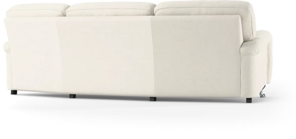 Oxford - 3-sits soffa svängd - Vit