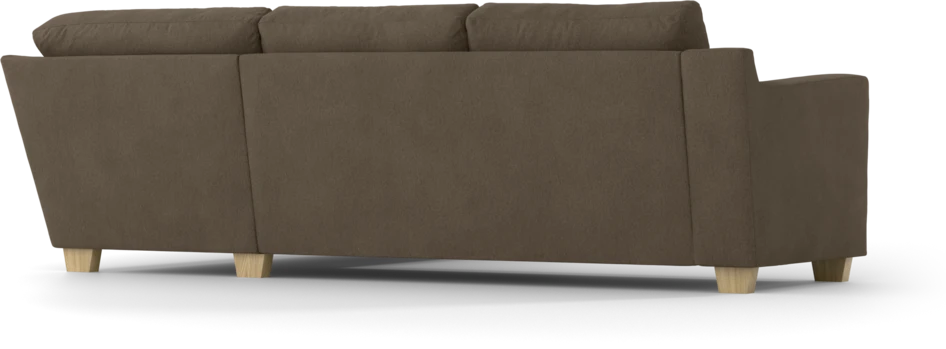 Friday - 2,5-sits soffa med divan höger - Brun