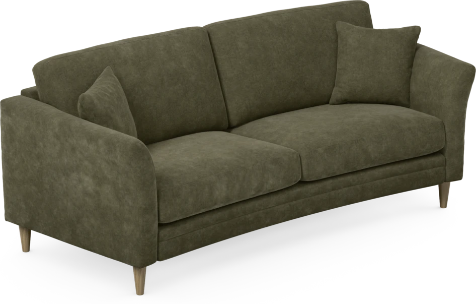 Eden - 2,5-sits soffa svängd - Grön
