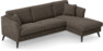 Eden - 2,5-sits soffa med schäslong - Gul