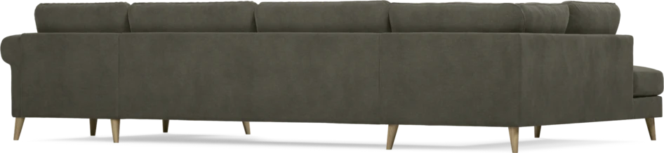 Bridge - 3-sits soffa med divan vänster och schäslong höger - Grå