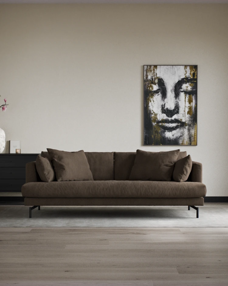 Harper - 3-sits soffa, hel dyna - inspiration