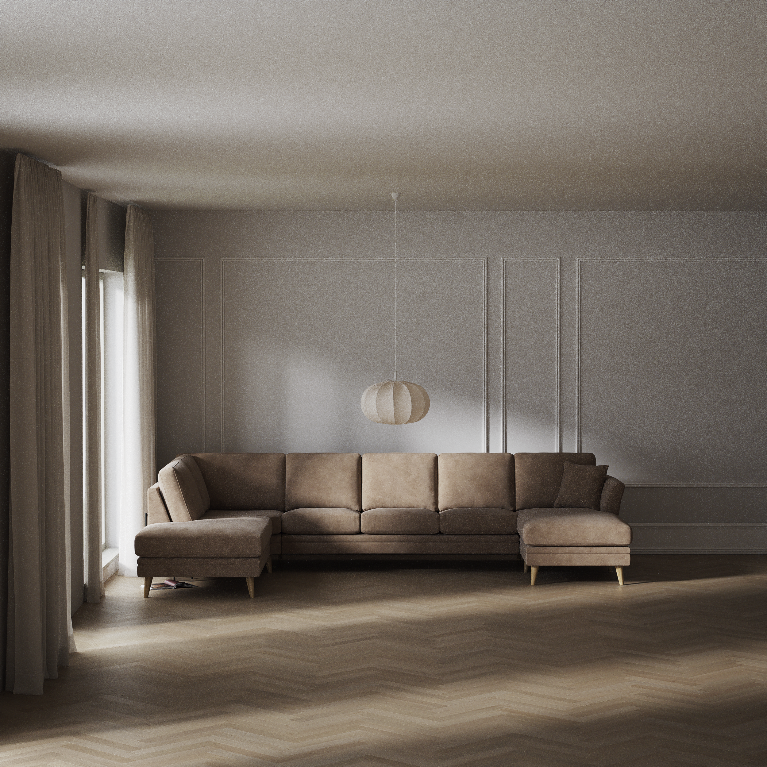 Eden - 3-sits soffa med divan vänster och schäslong höger - inspiration