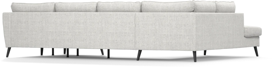 County - 3-sits soffa med divan vänster och schäslong höger - Grå