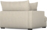 Rossi - 1,5-sits med armstöd höger - Beige