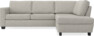 Friday - 2,5-sits soffa med divan höger - Beige