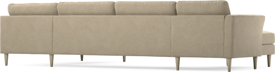 Bridge - 3-sits soffa med schäslong vänster och divan höger - Beige