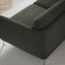 Madison Lux - 2-sits soffa med schäslong vänster - Grön