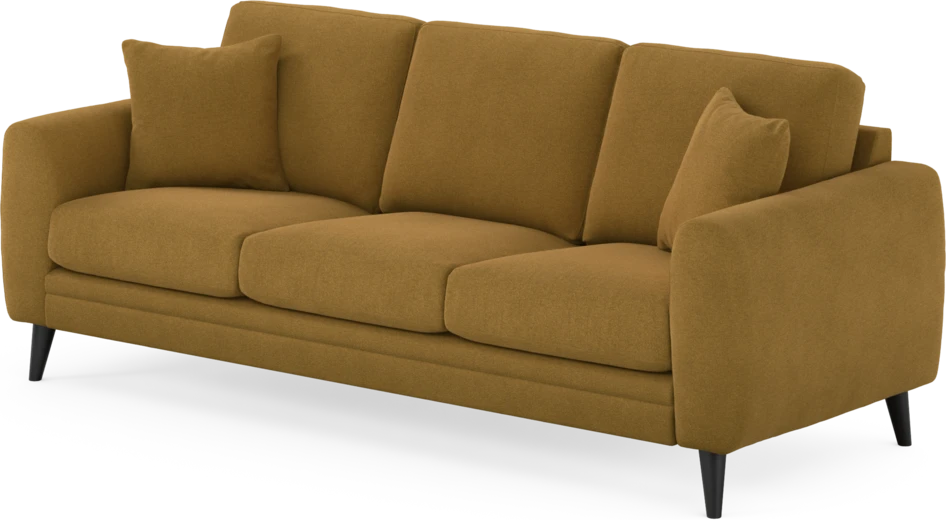 Eden - 3-sits soffa - Gul