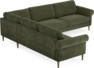 Bridge - Hörnsoffa, 2+3-sits - Grön