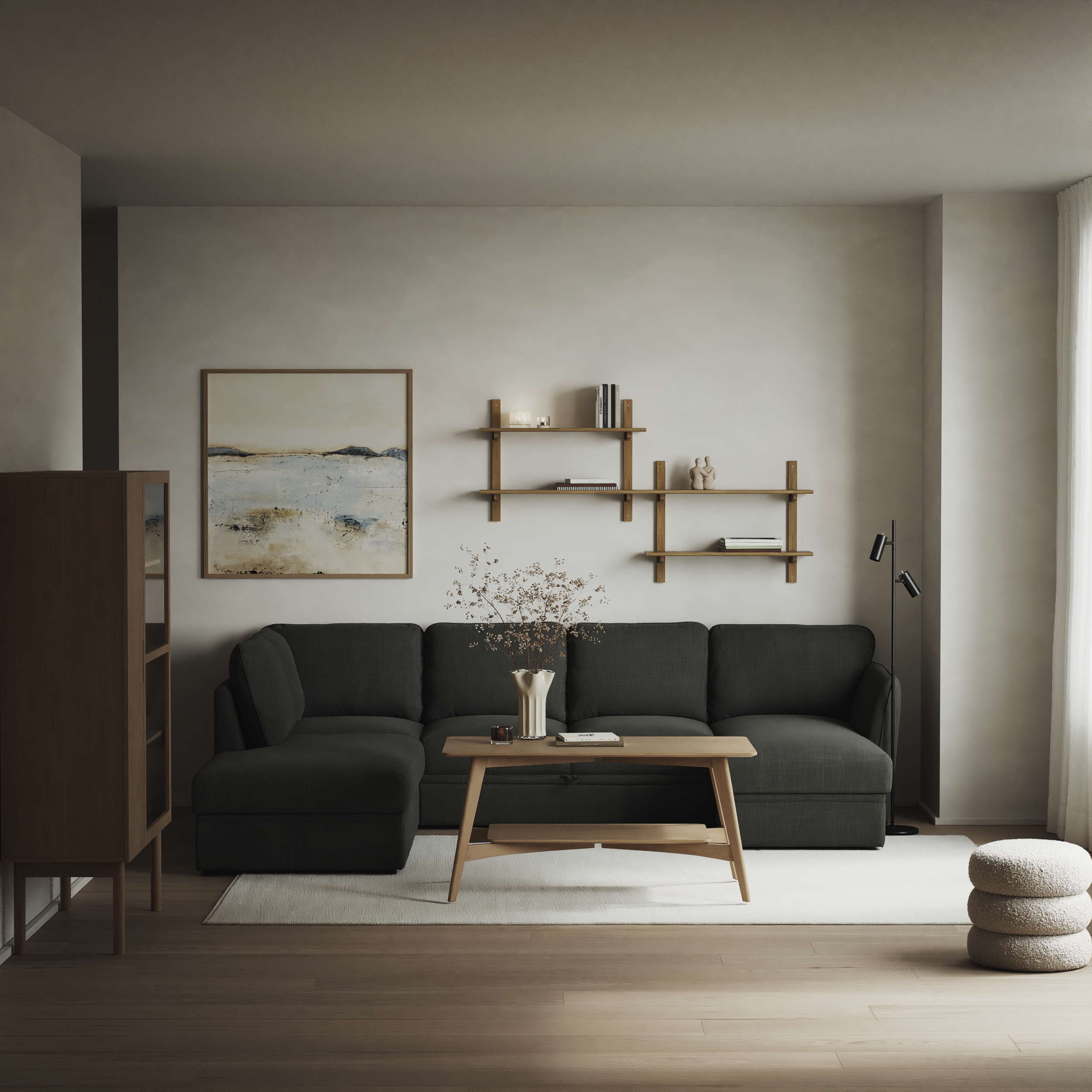 Öland - Bäddsoffa med divan vänster och schäslong höger - inspiration