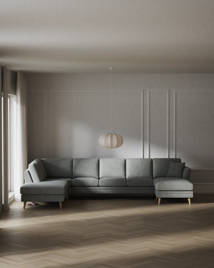 Eden - 3-sits soffa med divan vänster och schäslong höger - inspiration