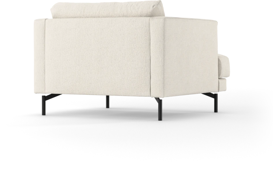 Harper - Fåtölj, 80 cm - Vit