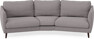 Madison - 3-sits soffa svängd, 90 cm - Grå