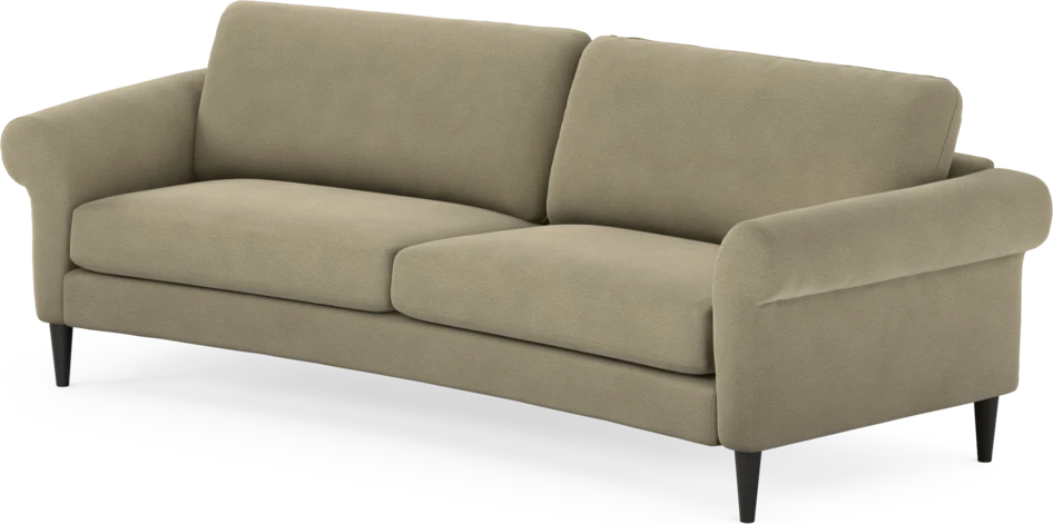 Bridge - 3-sits soffa svängd - Beige
