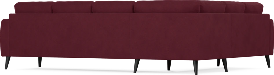 Eden - Hörnsoffa, 2+3-sits - Röd