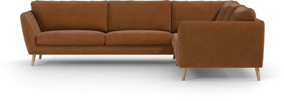 Madison Lux - Hörnsoffa 3+2-sits, hörn 1 - Orange