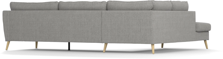 County - 2,5-sits soffa med divan vänster - Grå
