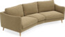 Madison - 3-sits soffa svängd, 90 cm - Brun