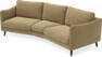 Madison - 3-sits soffa svängd, 90 cm - Brun