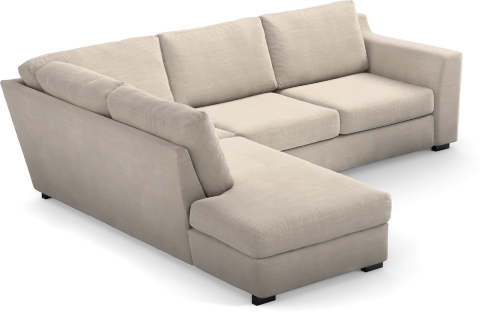 Friday - 2,5-sits soffa med divan vänster - Beige