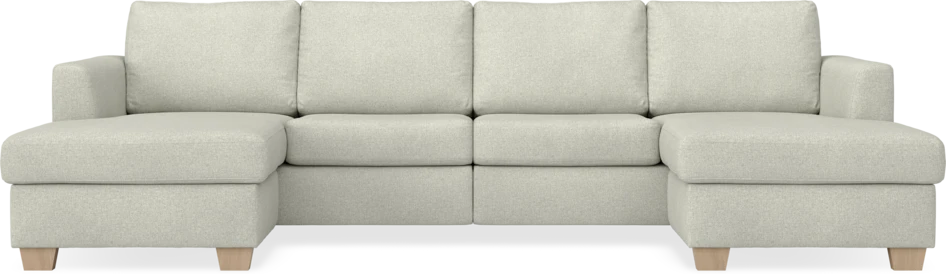 Friday - 2-sits soffa med två schäslonger - Beige