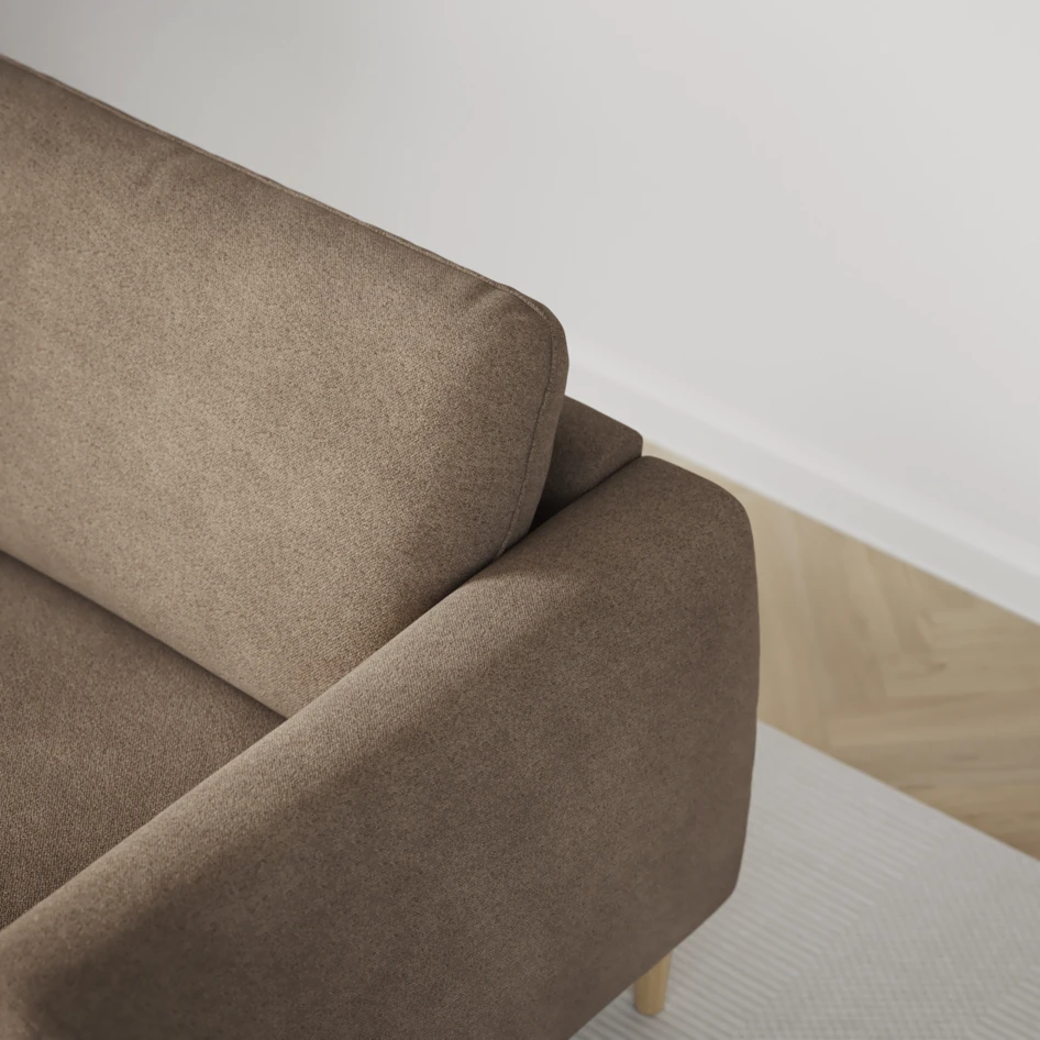 Bridge - 3-sits soffa - Brun