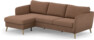 County - 3-sits soffa med flyttbar schäslong - Orange