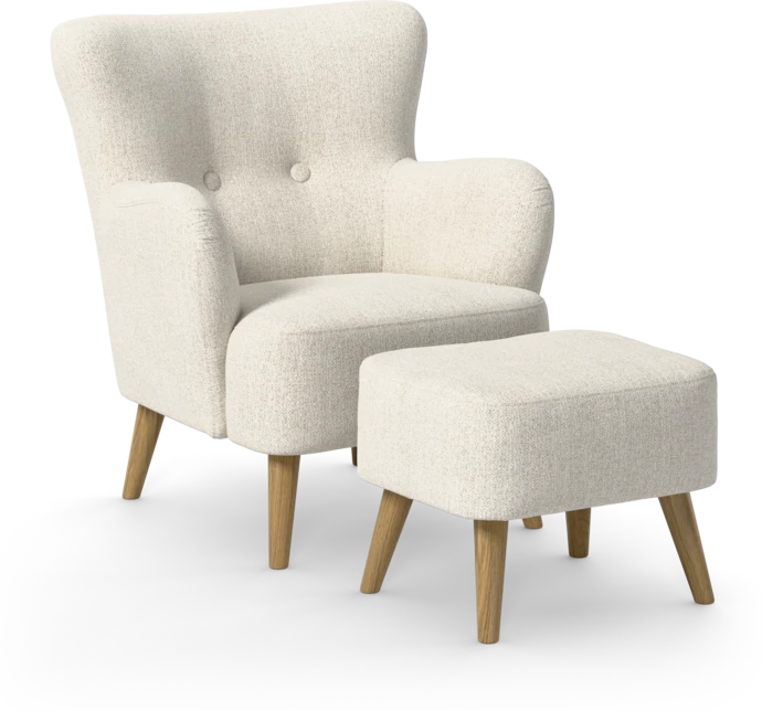 Timmy, Fåtölj med fotpall