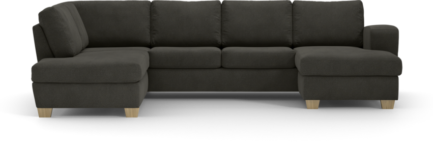Friday - 3-sits soffa med divan vänster och schäslong höger - Grå