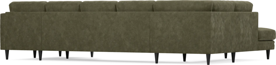 Eden - 3-sits soffa med divan vänster och schäslong höger - Grön