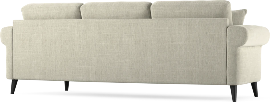 Eden - 3-sits soffa svängd - Beige