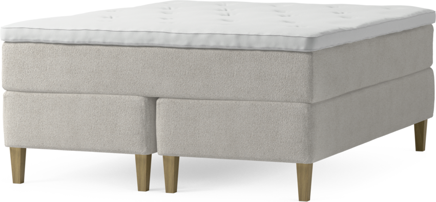 Delux Dream - Kontinentalsäng, dubbelsäng med bäddmadrass och sängben