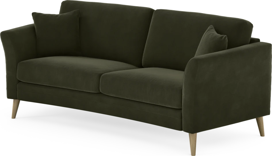 Eden - 2,5-sits soffa svängd - Grön