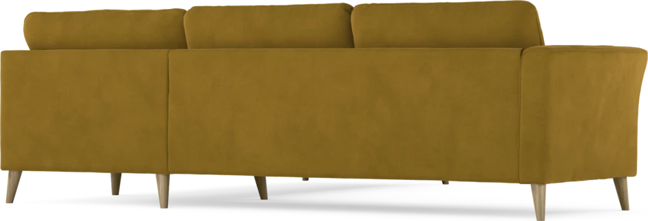 Bridge - Hörnsoffa, 2+2-sits - Gul