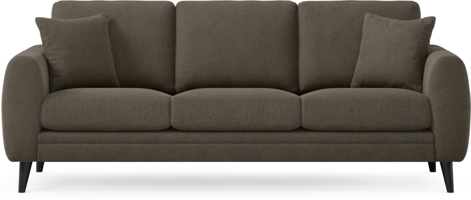 Eden - 3-sits soffa - Brun