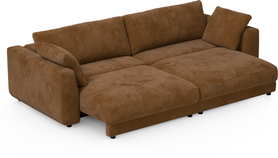 Amie - Bäddsoffa 4-sits - Orange