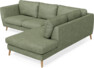 Madison - 2-sits soffa med divan höger - Grön